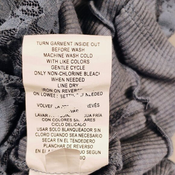 Rewind Women's Medium Long Sleeve Lace Blouse NWOT - Picture 8 of 8